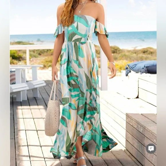 elsa maxi dress ELSA STRAPLESS SCARF MAXI DRESS - Black